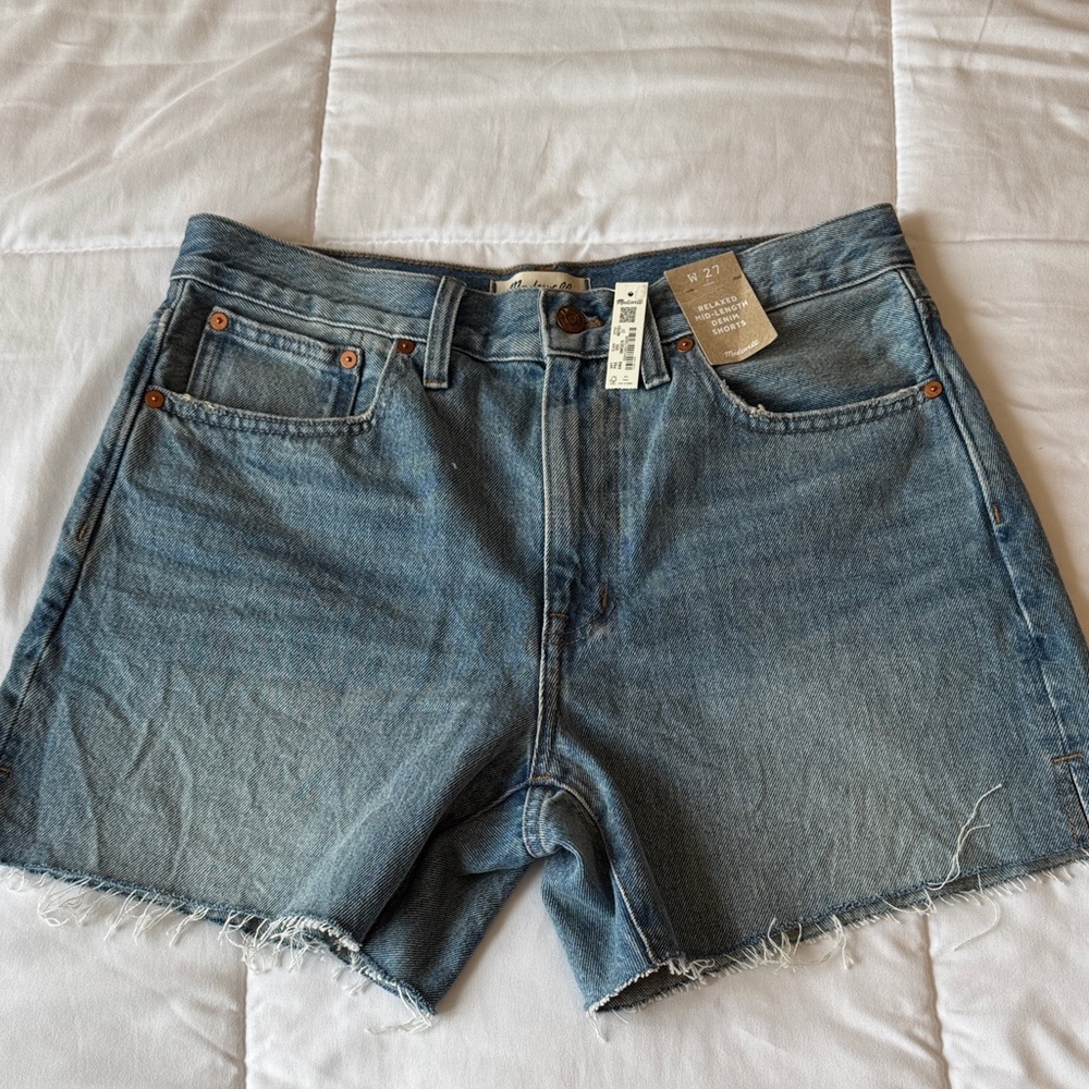 NWT Madewell Blue Denim Shorts